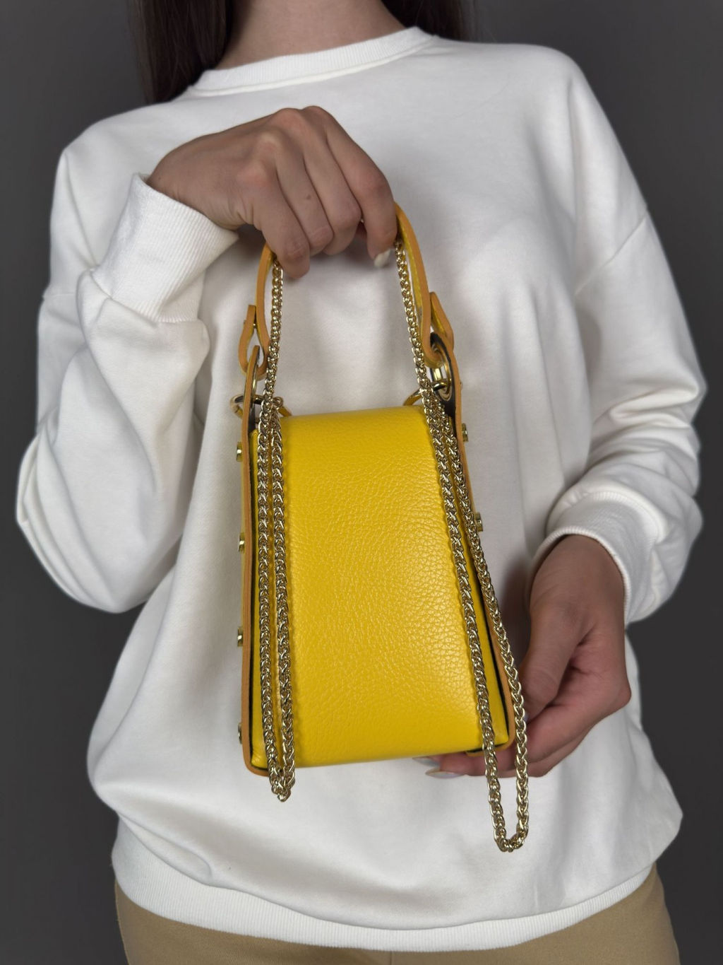 Сумка женская из телячьей кожи