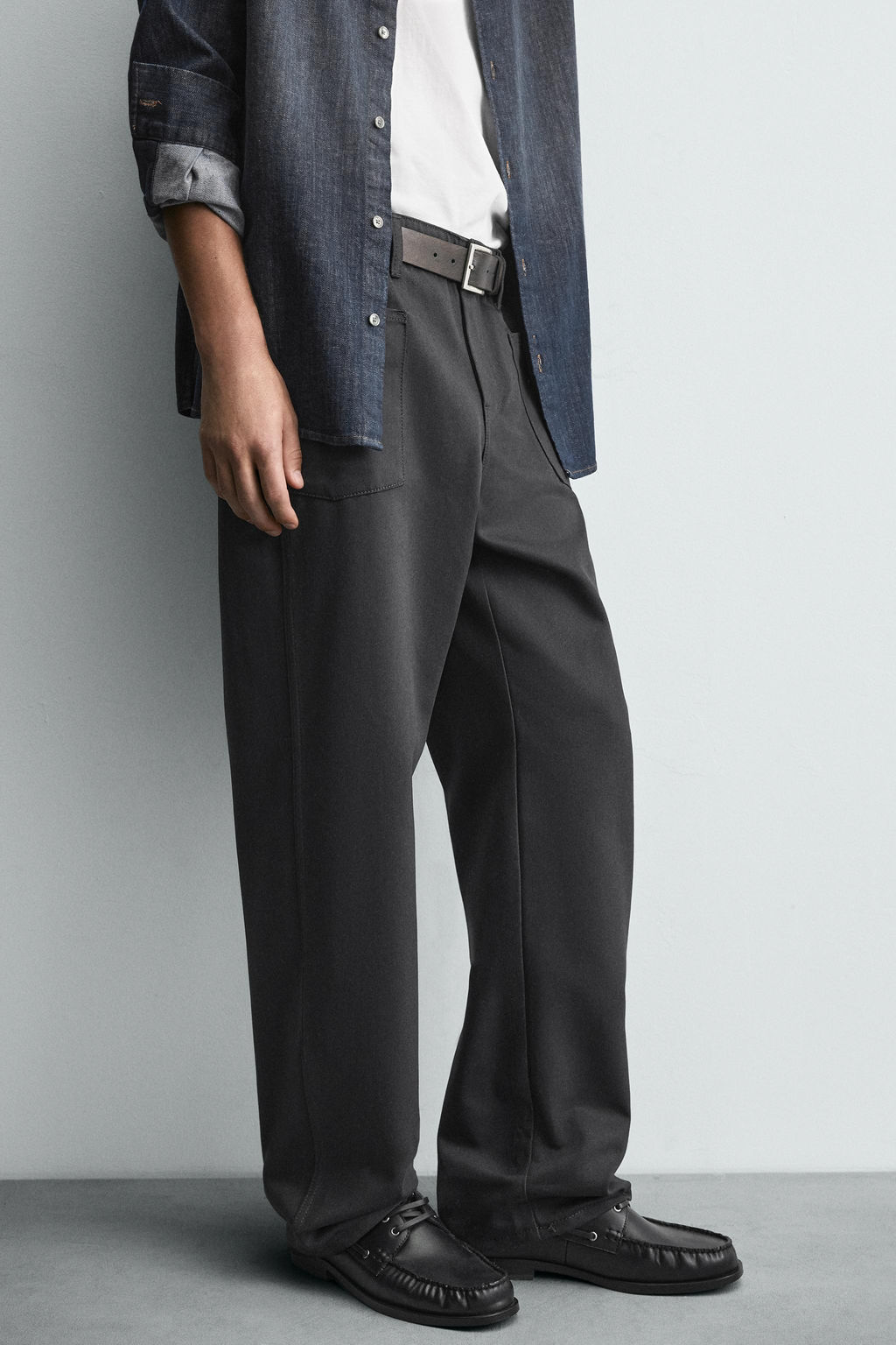RELAXED FIT JEANS WITH POCKETS - Zara фото 5
