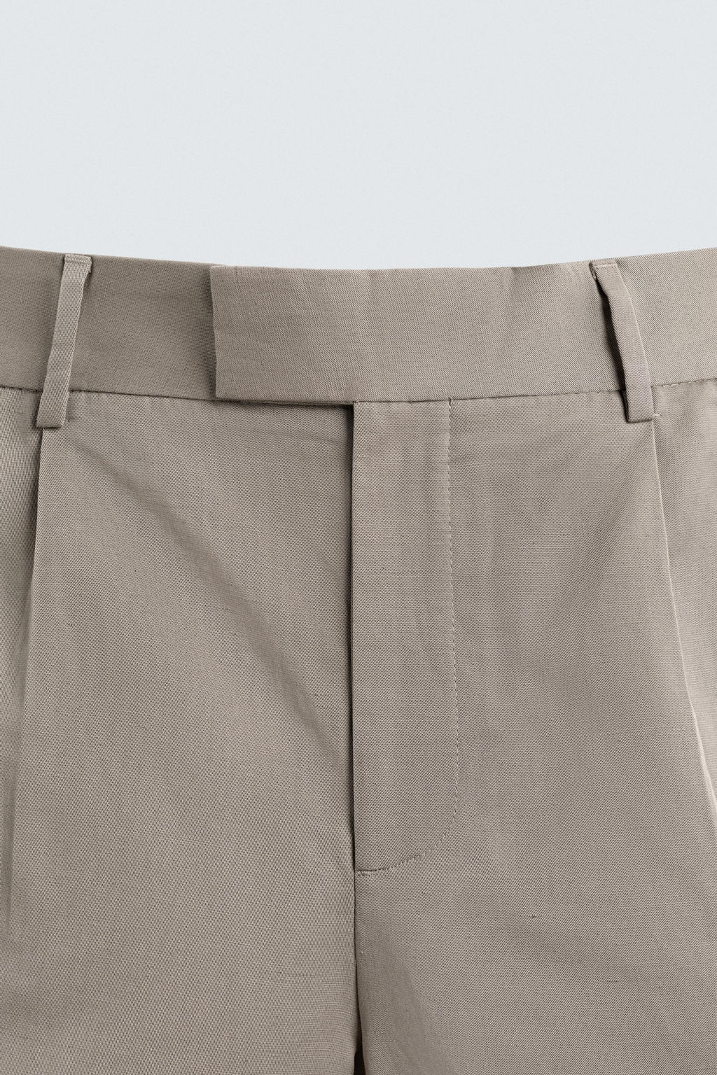 RELAXED FIT PLEATED BERMUDA SHORTS - Zara фото 9