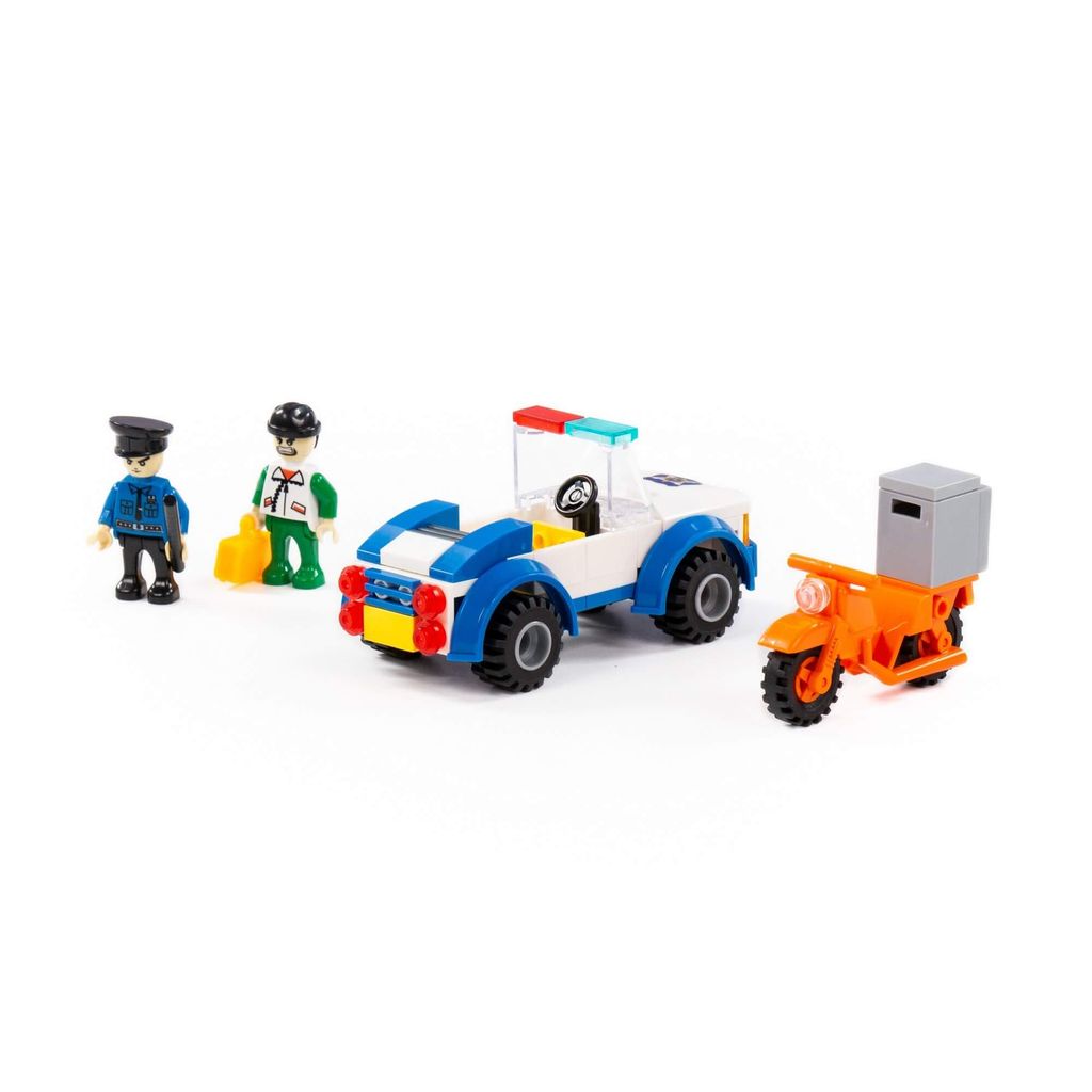 Конструктор Классик Город. Полиция-4 (98 элементов) (в коробке) - Полесье фото 4