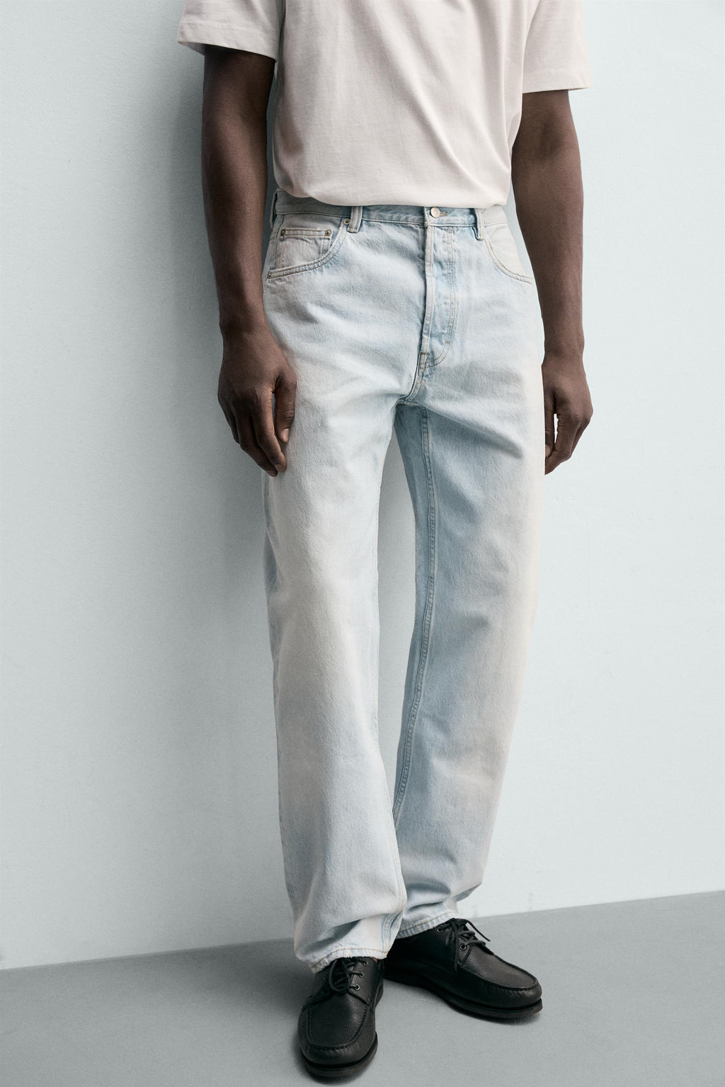 JEANS STRAIGHT FIT / Azul claro - Zara фото 5