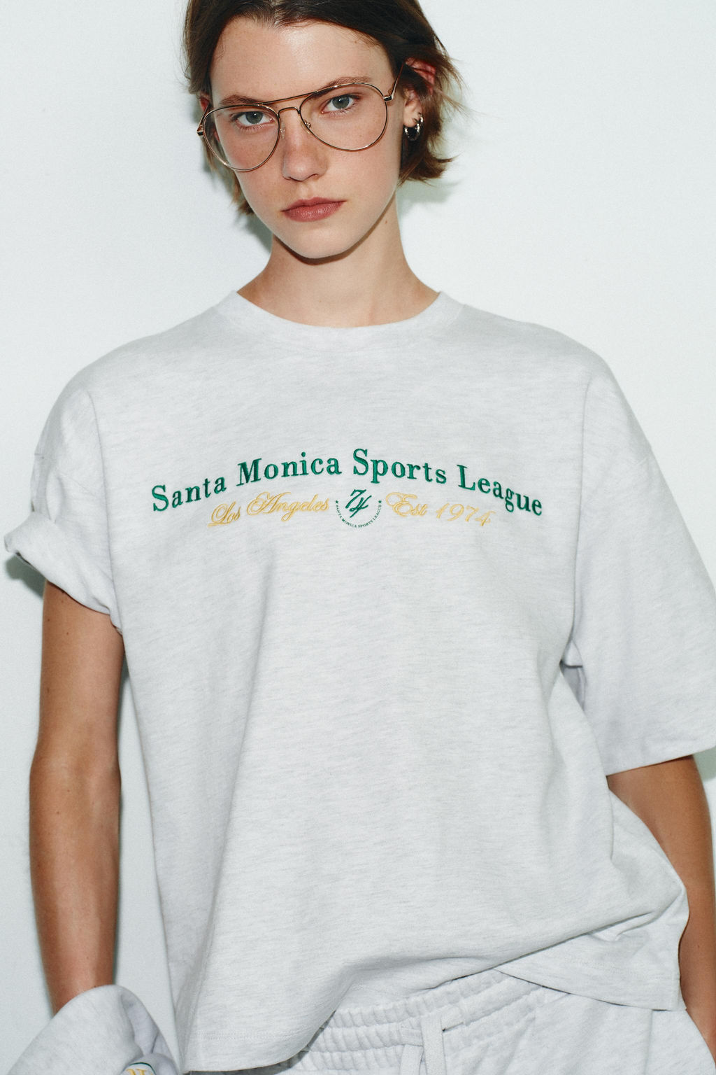 COTTON TEXT T-SHIRT - Zara фото 4