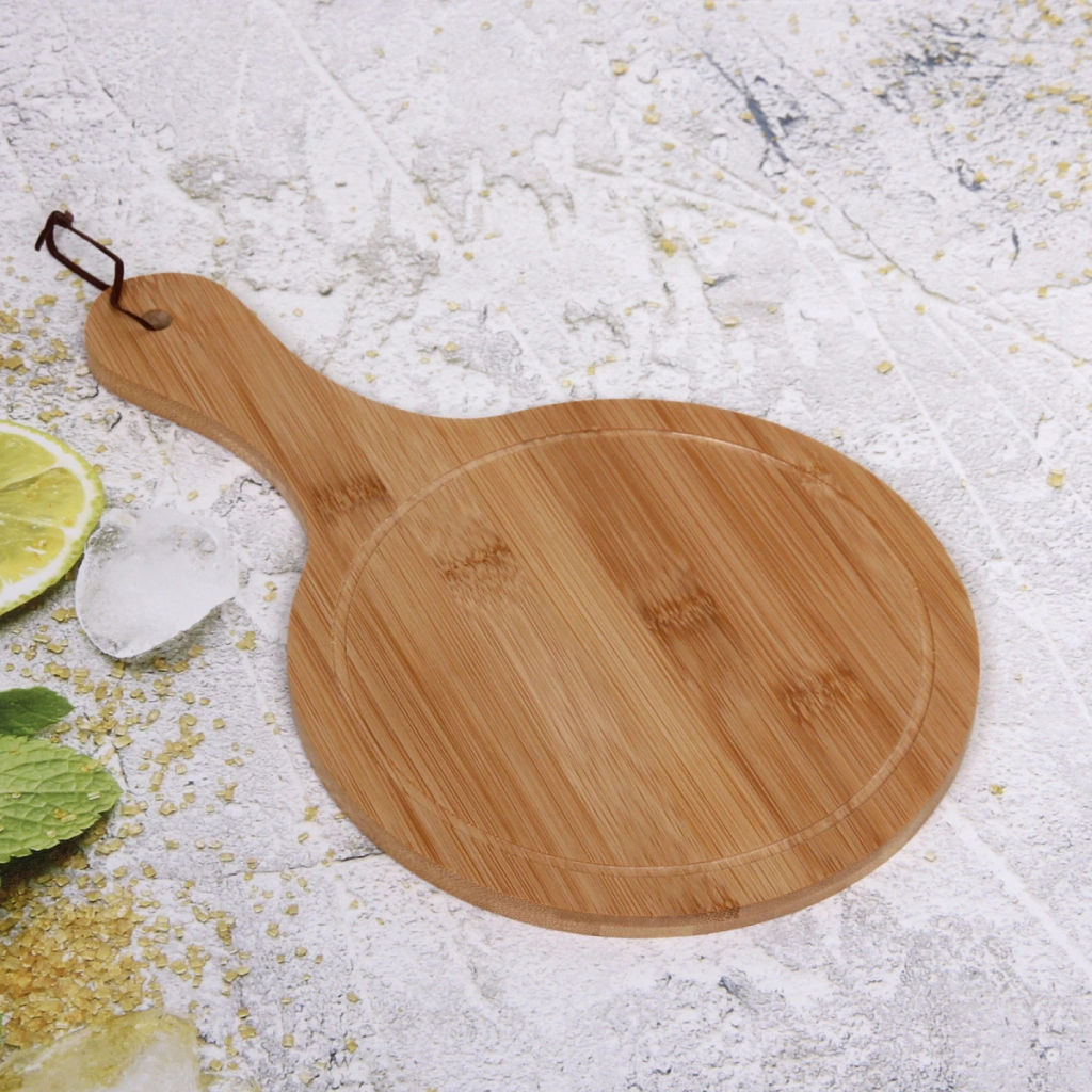 Доска бамбуковая для подачи и сервировки "SHEF" 20*32см