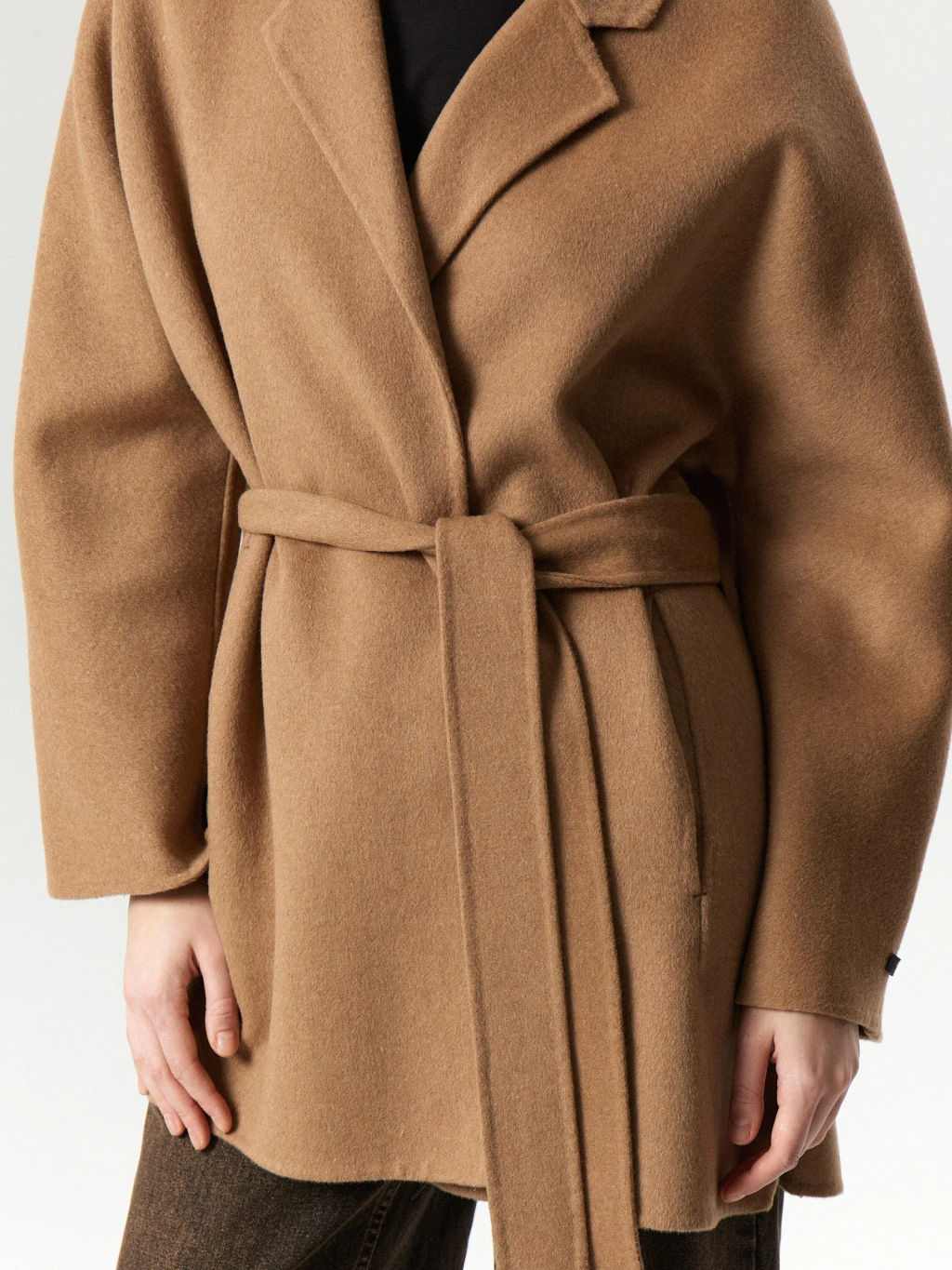 ЕМКА / Полупальто-халат из шерсти double-face - Emka фото 5