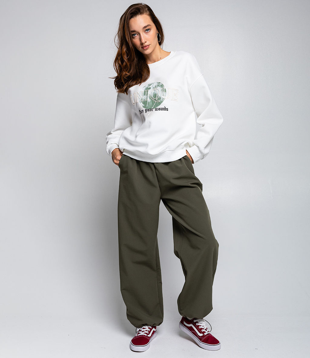 Свитшот #КТ5306 (1), белый - Dommod фото 4