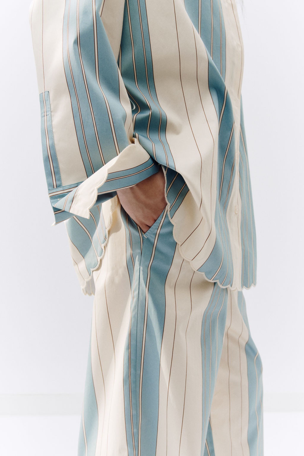 Camisa oversize de popelina - H&m фото 5