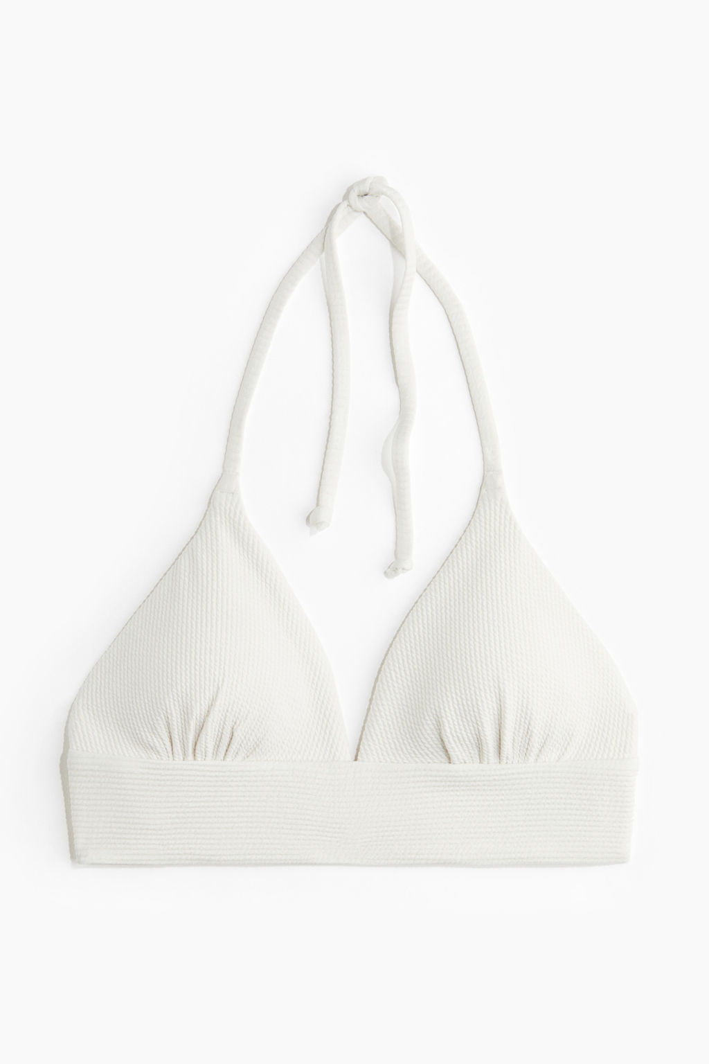 Top de bikini triangular con relleno - H&m фото 3