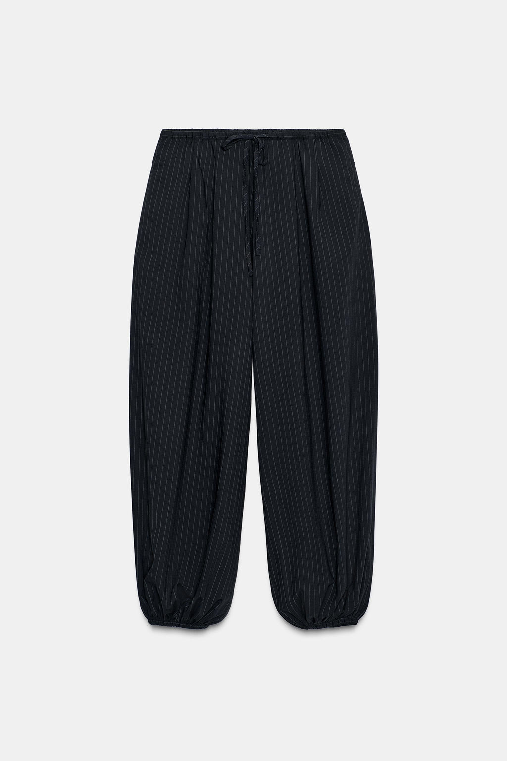 ZW COLLECTION PINSTRIPE BALLOON TROUSERS - Zara фото 10