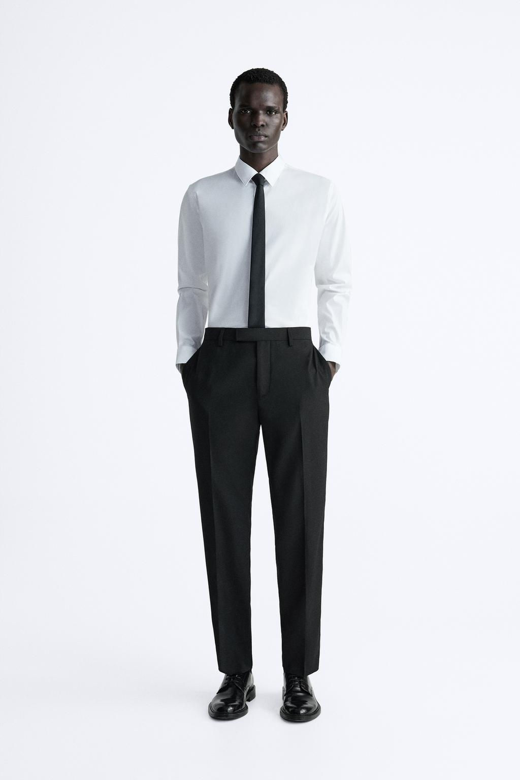 STRETCHY POPLIN SHIRT - Zara фото 11