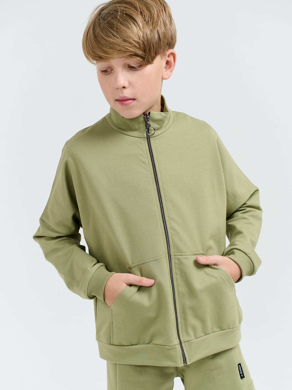 Костюм облегченный с олимпийкой Олива 7+ - Bungly фото 10