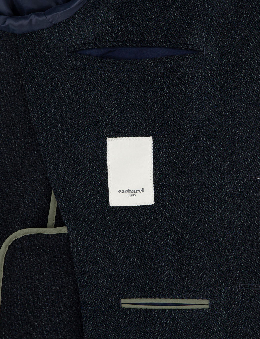 Зеленая куртка узкого кроя - Cacharel фото 6