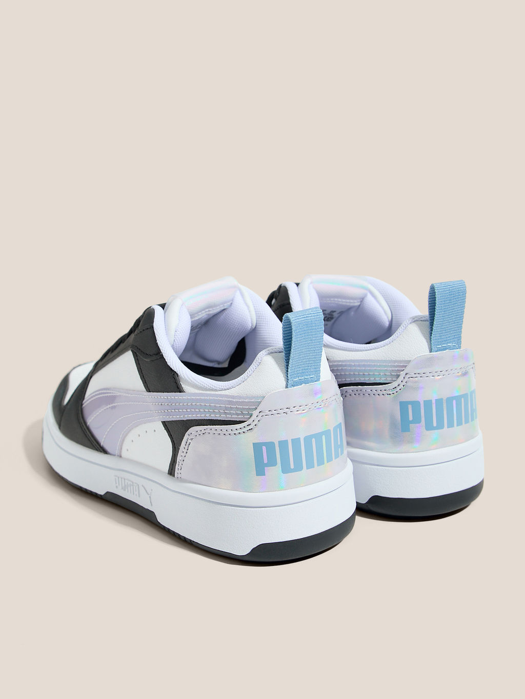 Детские кеды PUMA Puma Rebound V6 Lo Space Belle Jr Артикул 4589119, белый