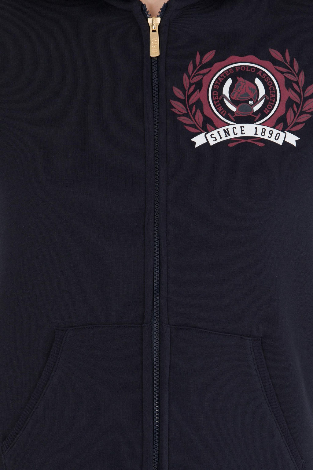 Женская темно-синяя толстовка с капюшоном Неожиданная скидка в корзине - U.s. polo assn фото 6