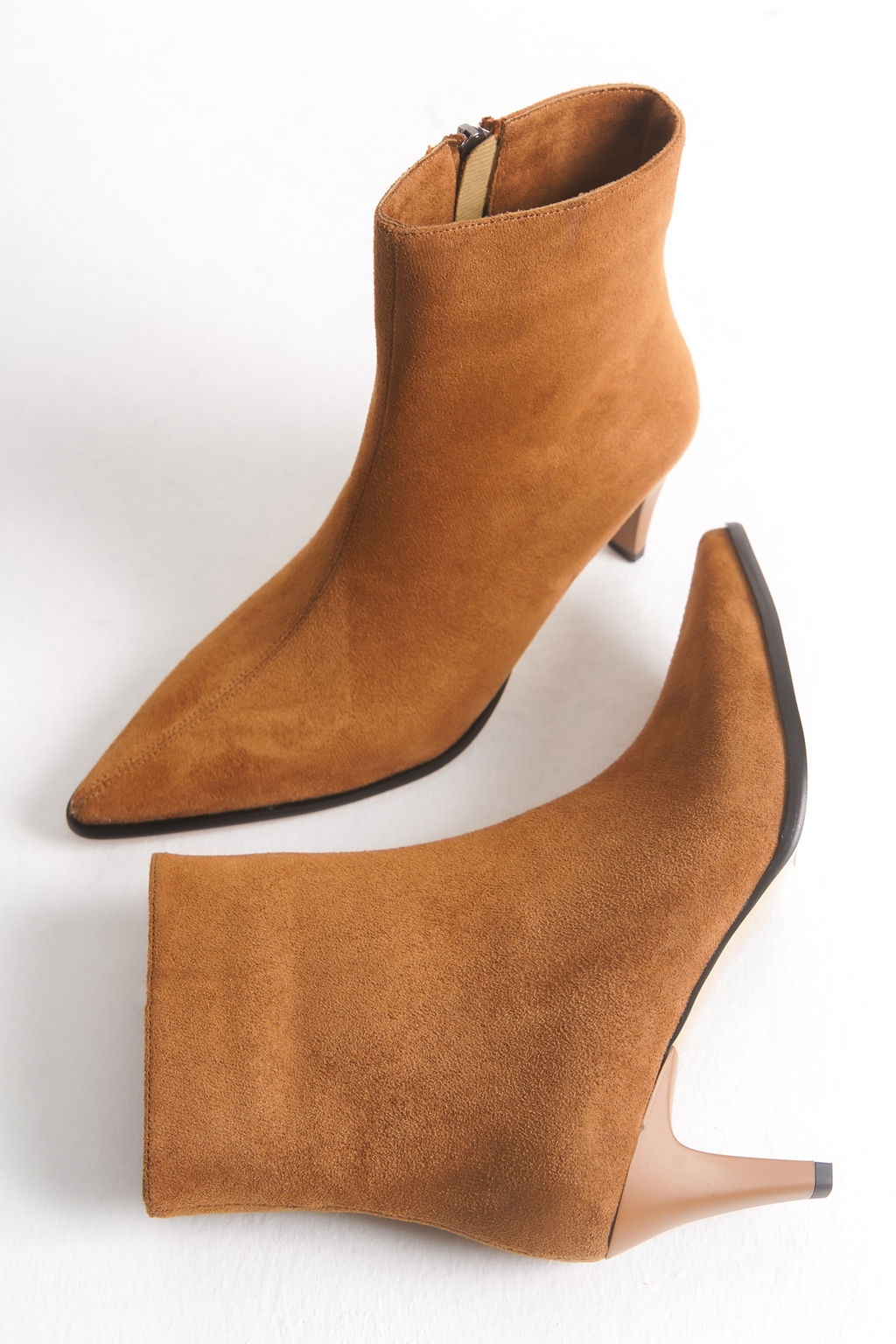 Taba Suet Sivri Burun Ince Topuklu Kad?n Bot 
TAKAW26BO00049 - Trendyolmilla фото 4