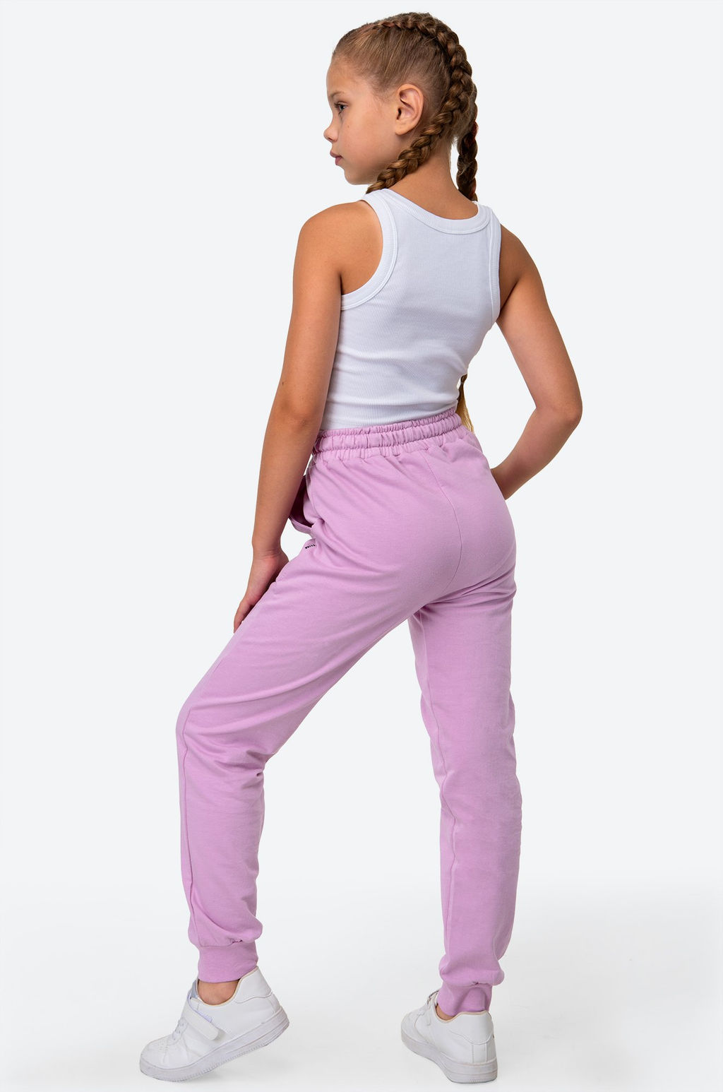 Детские брюки-джоггеры из футера Happy Fox  фото 8