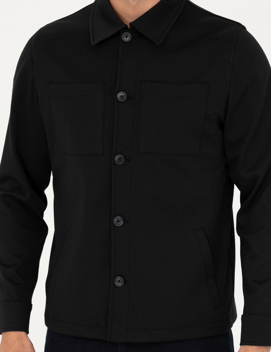 Siyah Regular Fit G_mlek Ceket - Pierre cardin фото 6