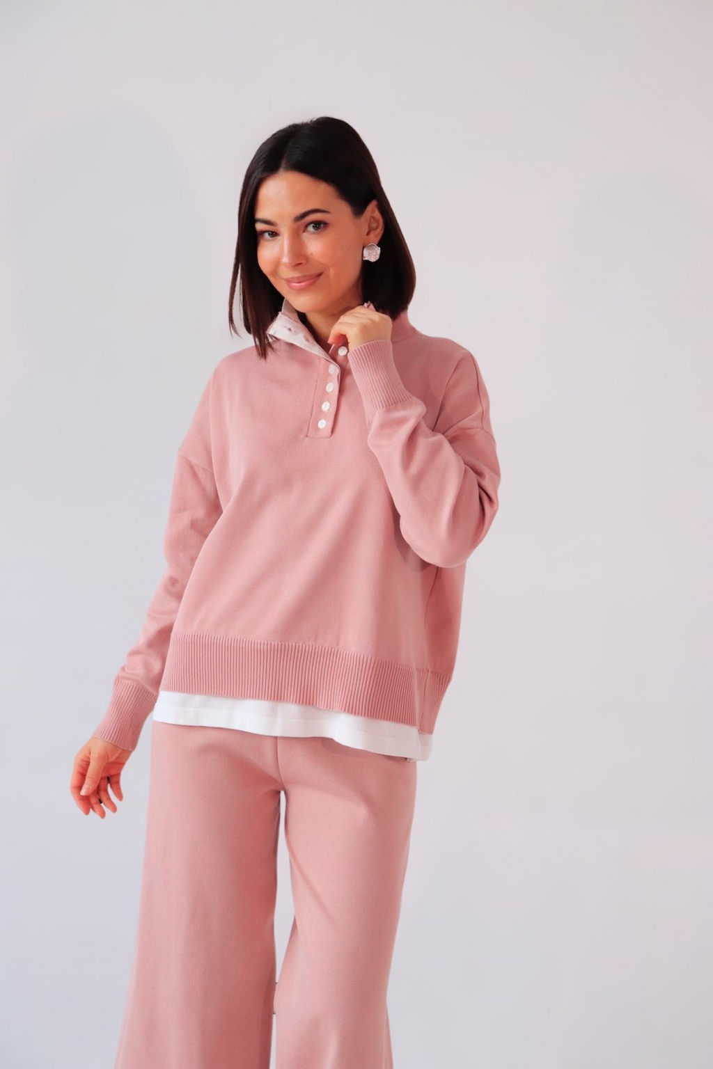 Martichelli Костюм трикотажный пудровый  фото 8