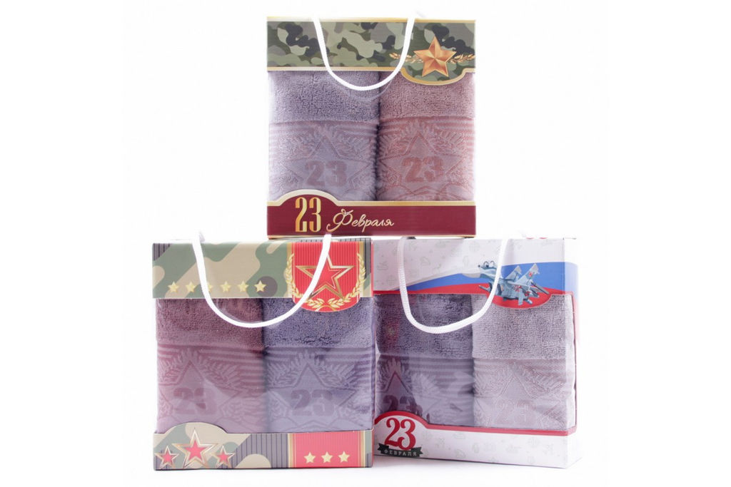 Набор полотенец махровых 653-209 в сумочке Р+Р