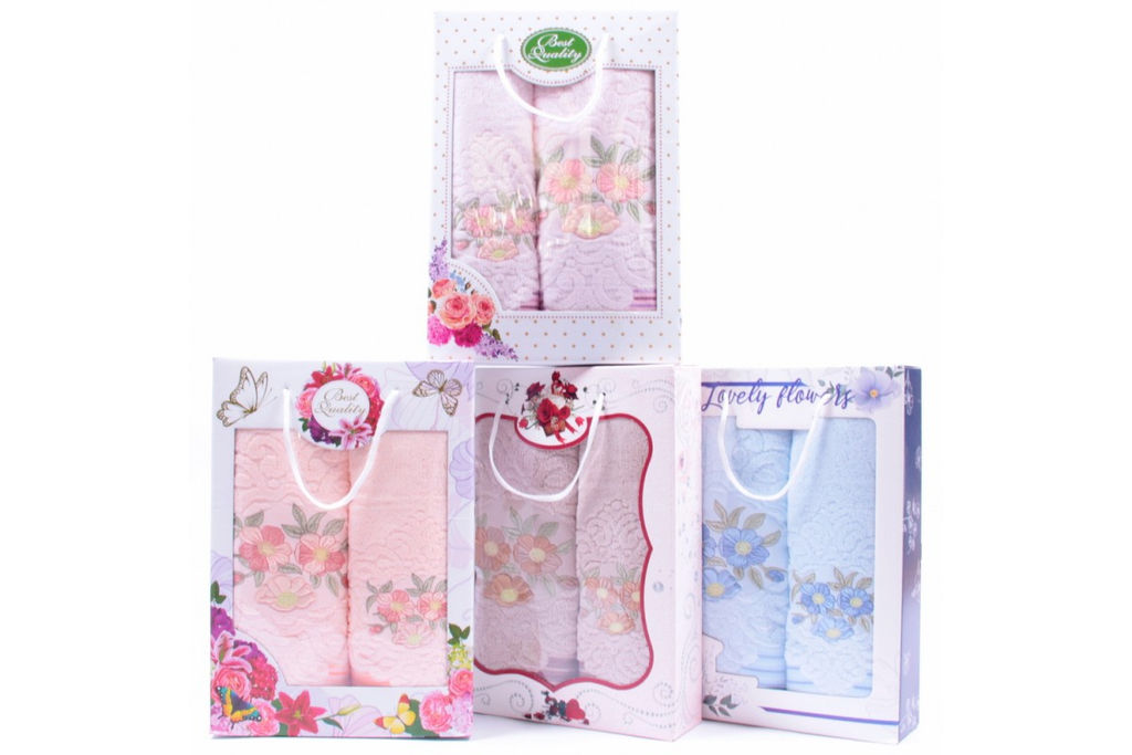 Набор полотенец махровых 88-129-130 в коробке Б+Л