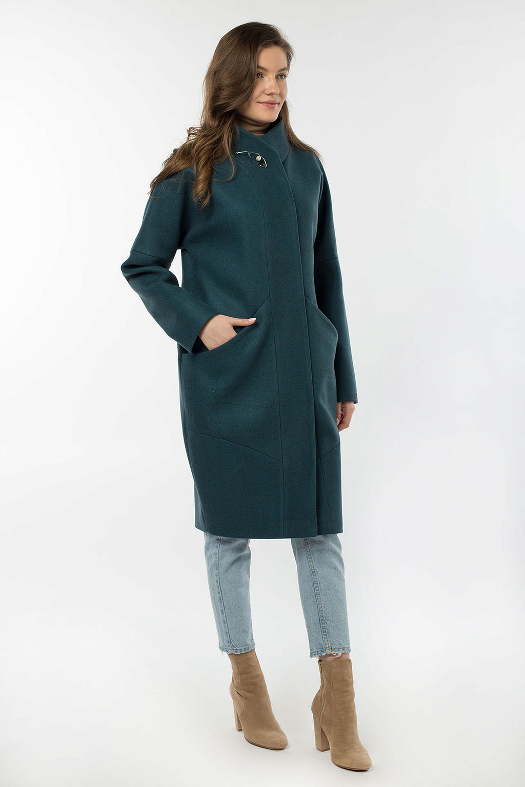 01-10610 Пальто женское демисезонное - El podio фото 4