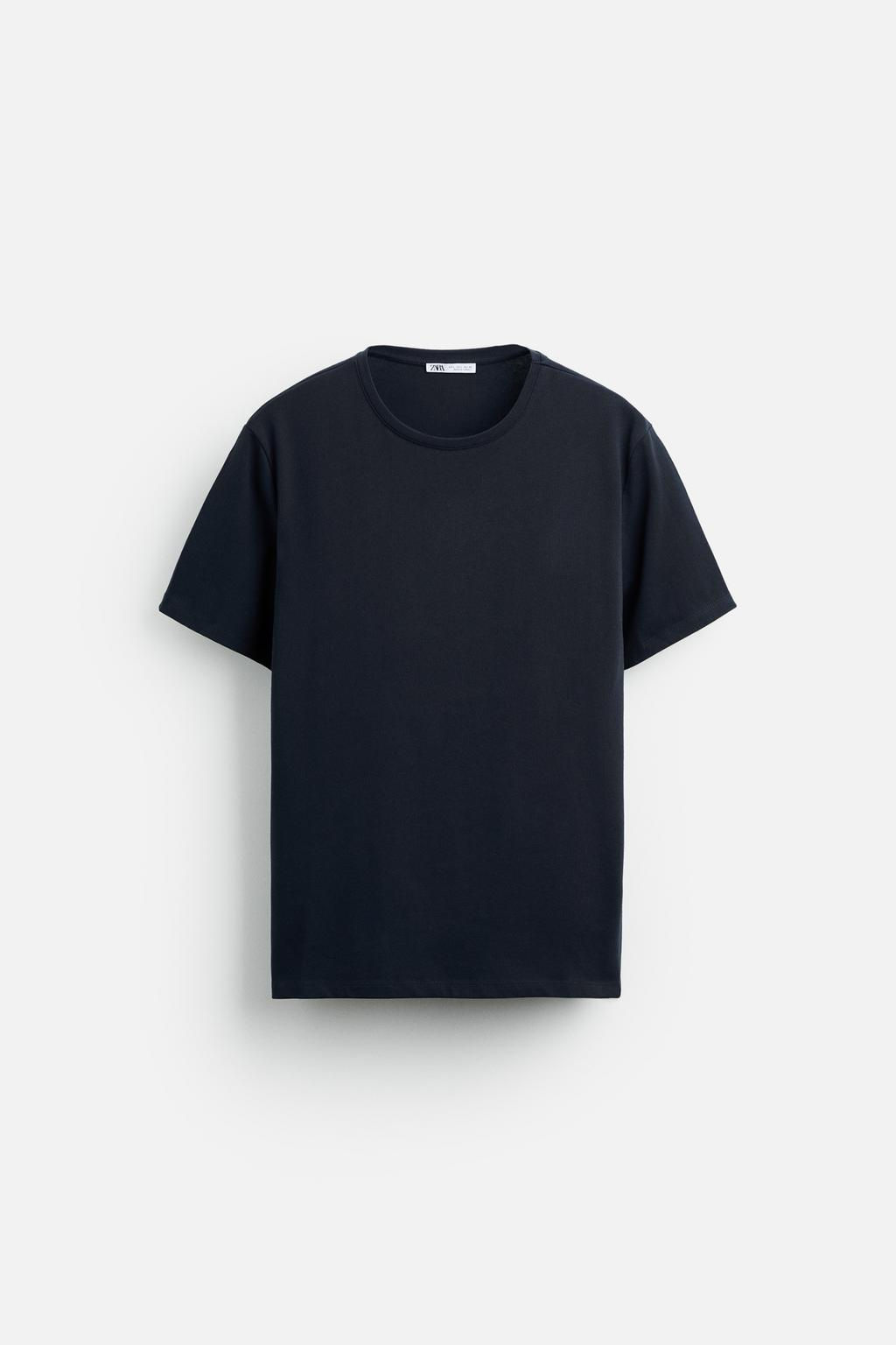 BASIC SLIM FIT T-SHIRT - Zara фото 23