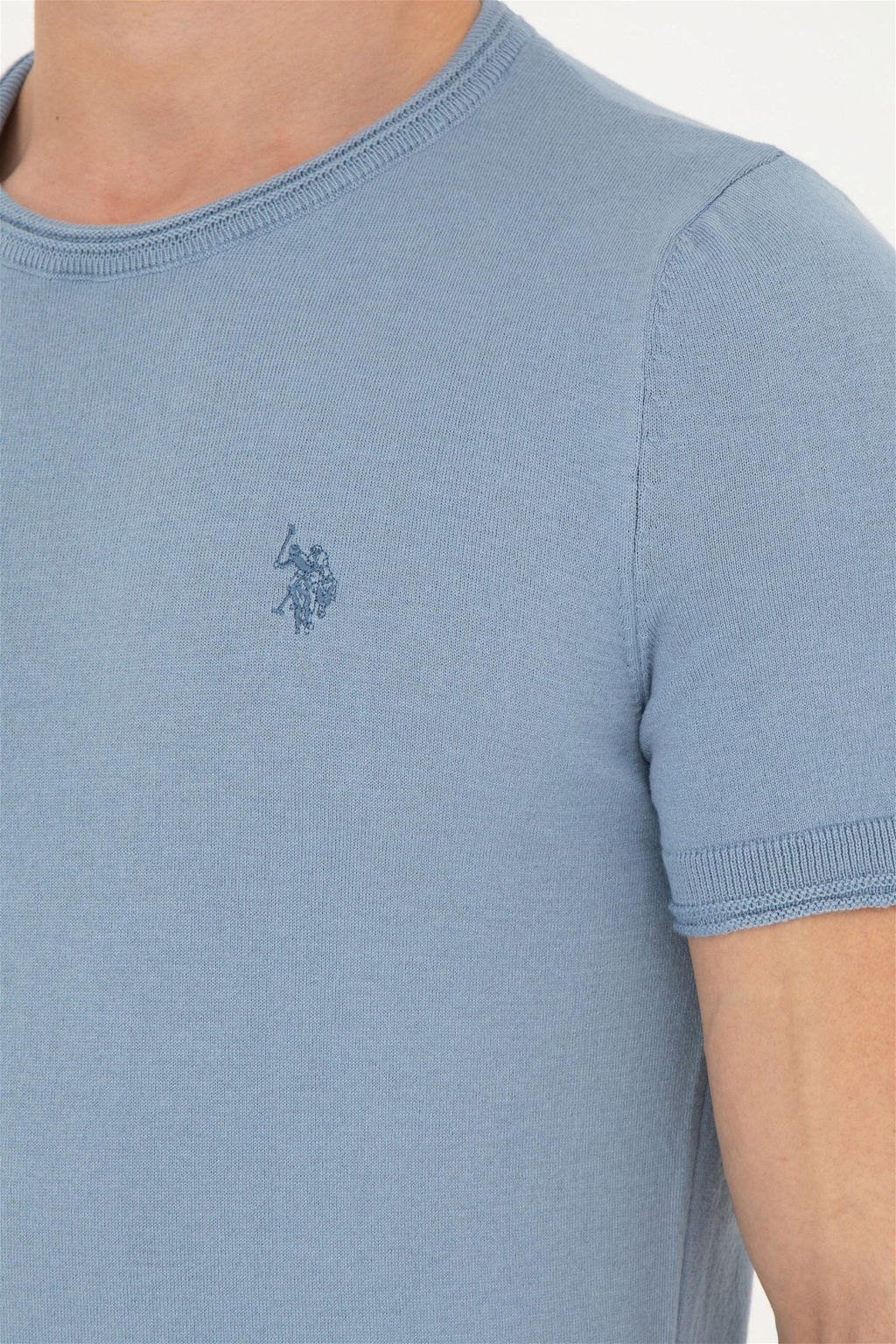 Мужской свитер цвета индиго - U.s. polo assn фото 7