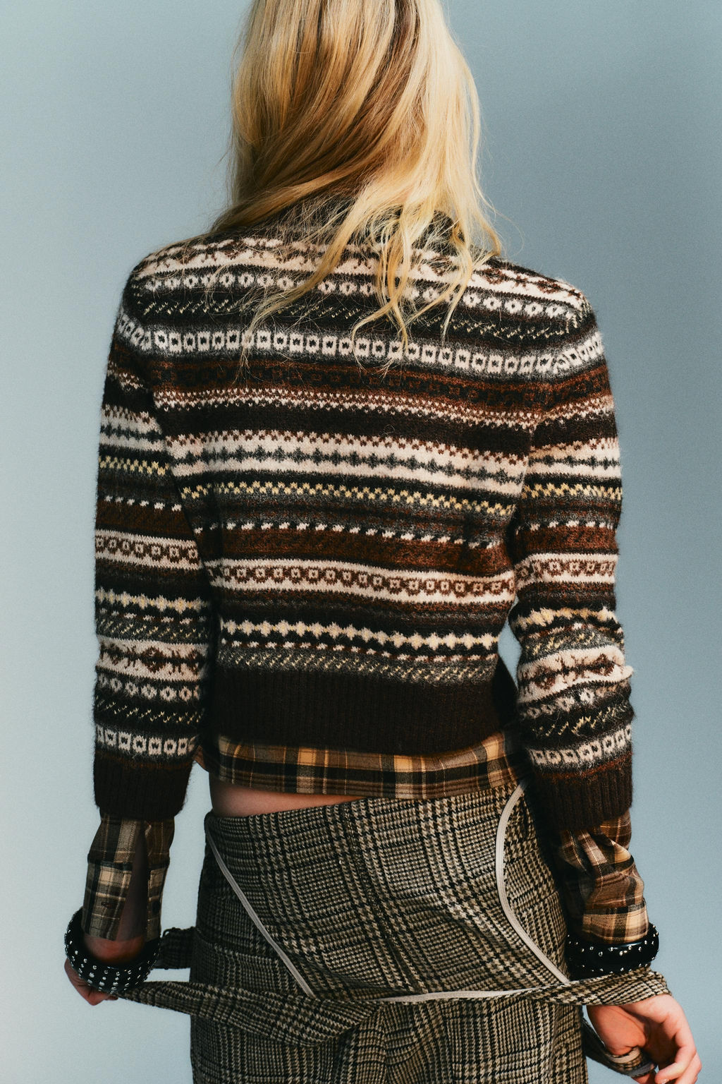 JACQUARD KNIT JUMPER - Zara фото 4