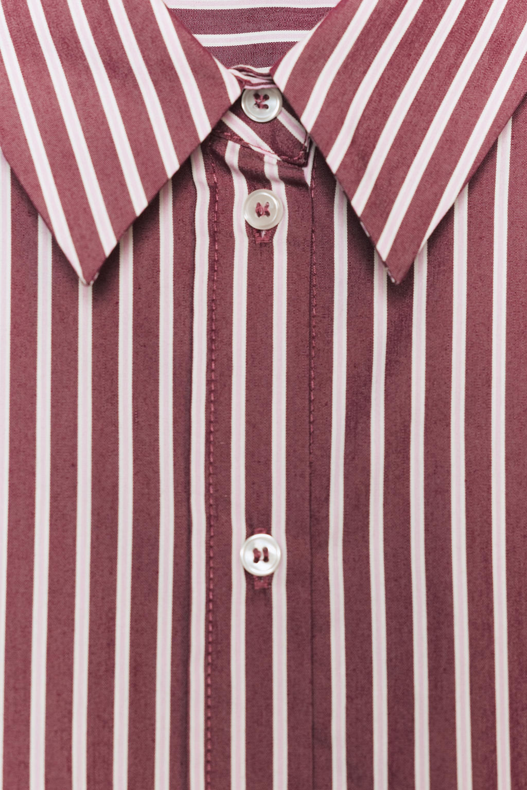 STRIPED POPLIN SHIRT - Zara фото 11