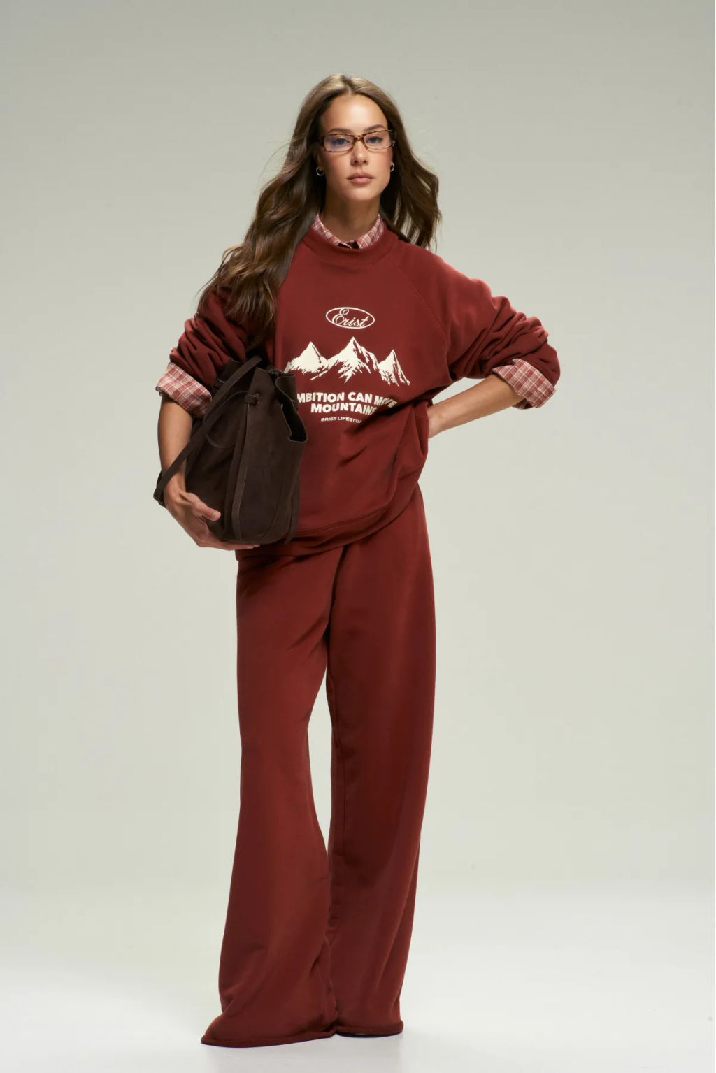 Свитшот базовый Over Terracotta - Erist store фото 2