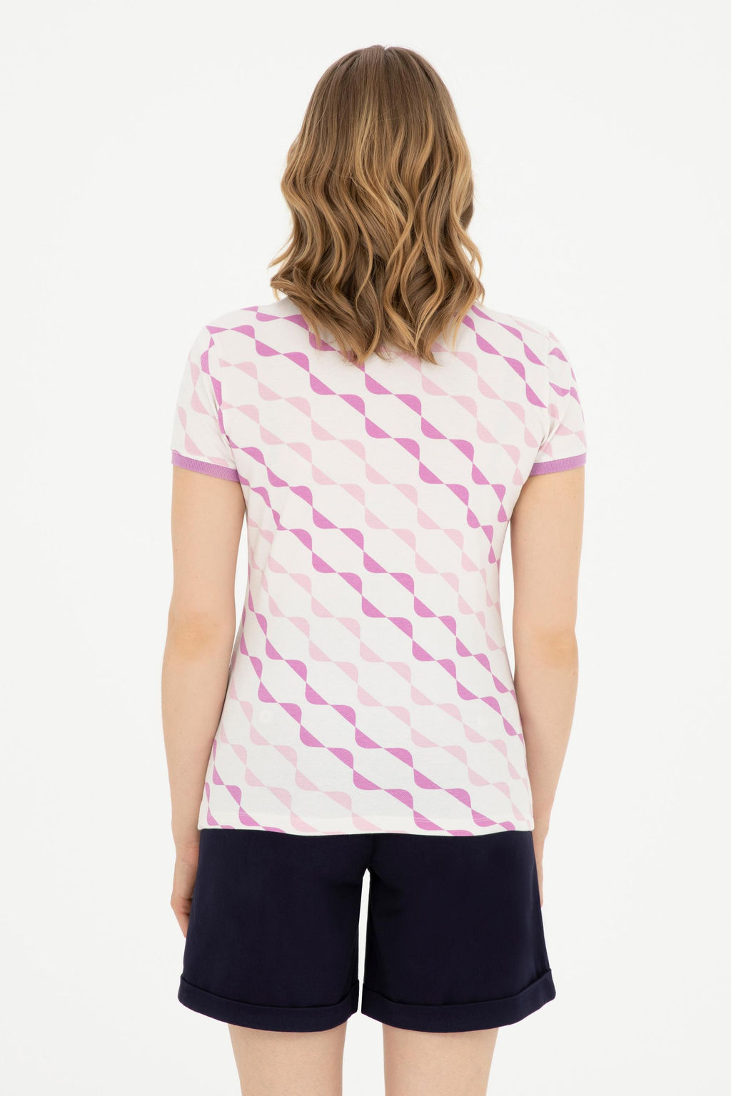 Женская фиолетовая футболка - U.s. polo assn фото 12