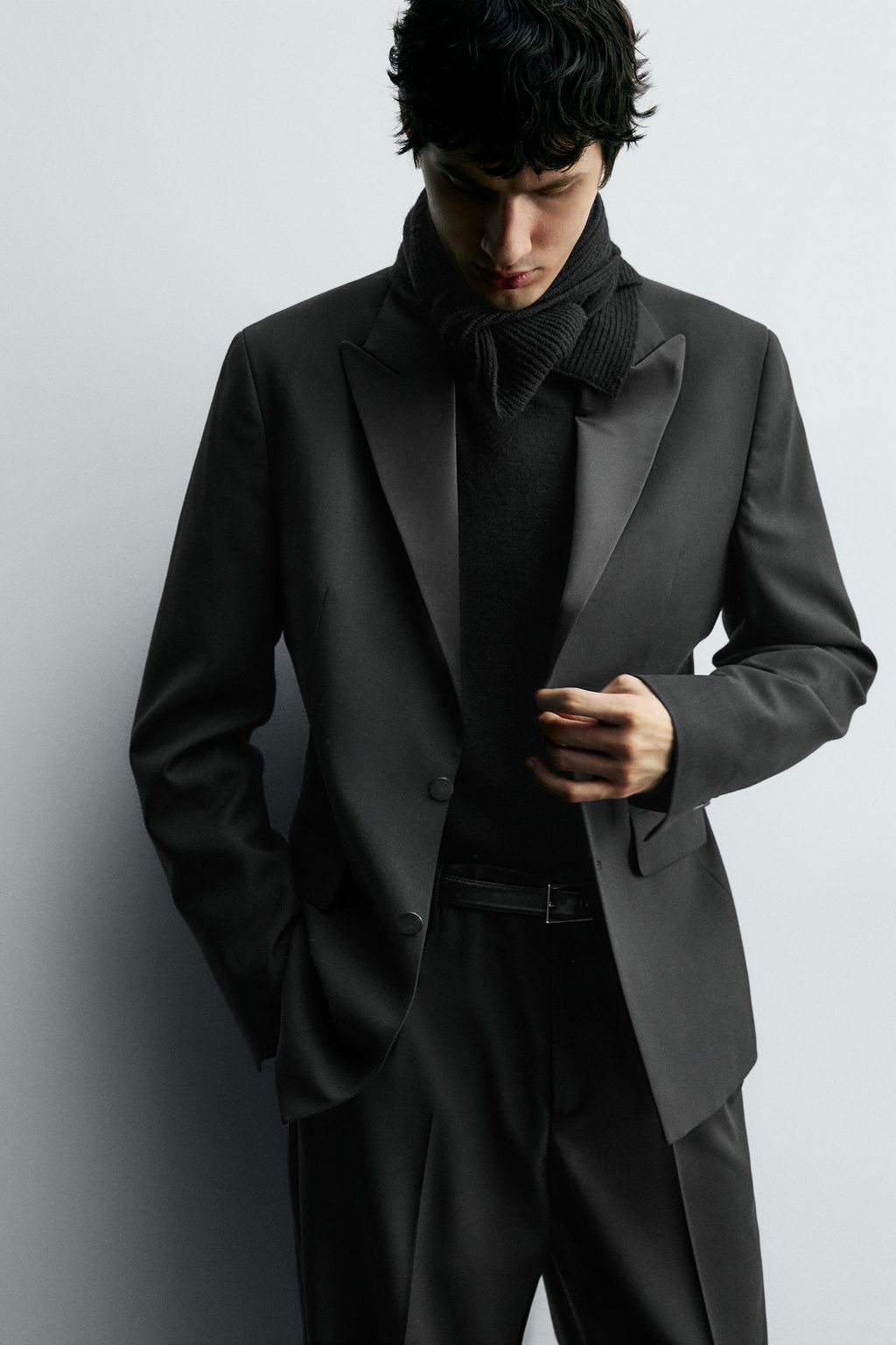 WOOL BLEND DINNER JACKET BLAZER - Zara фото 7