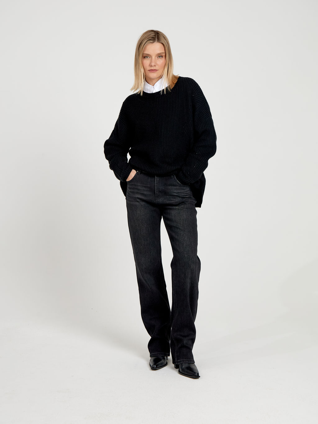 Женские Джинсы Утепленные STRAIGHT