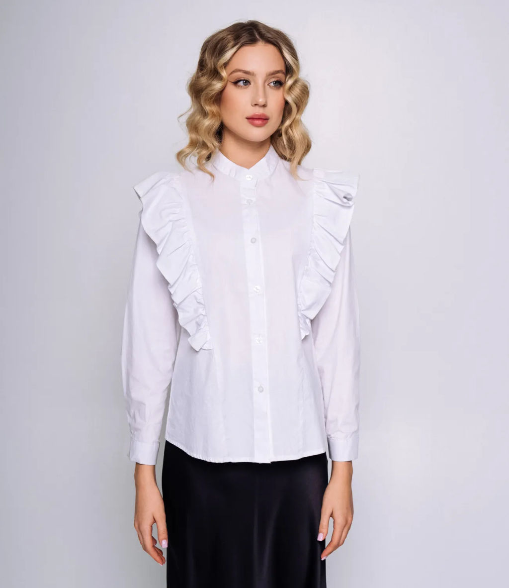 Рубашка #ОБШ1593, белый