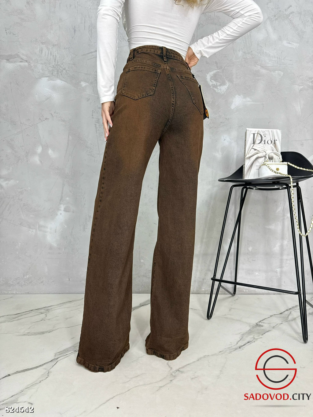 Джинсы женские с высокой посадкой