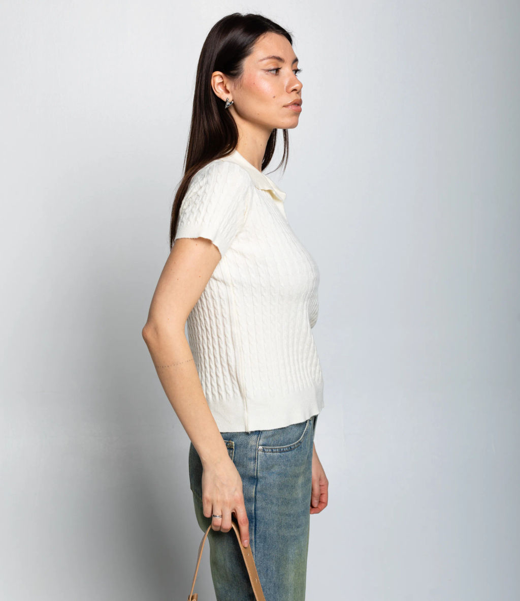 Футболка #КТ933 (3), кремовый