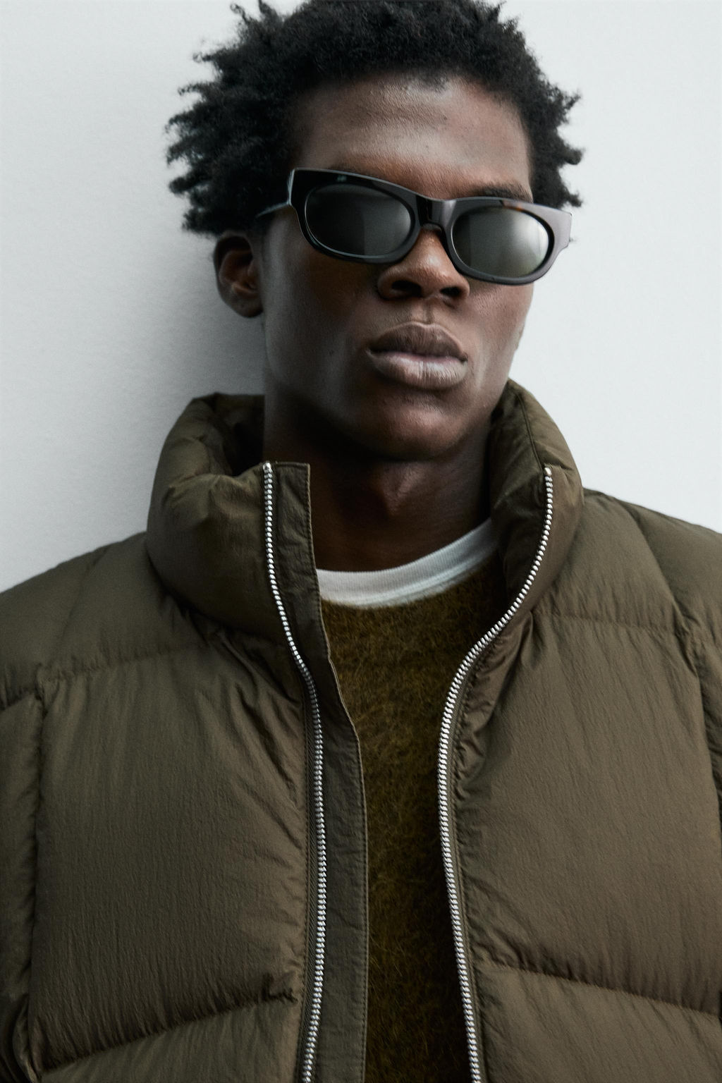 100% FEATHER PUFFER GILET - Zara фото 5