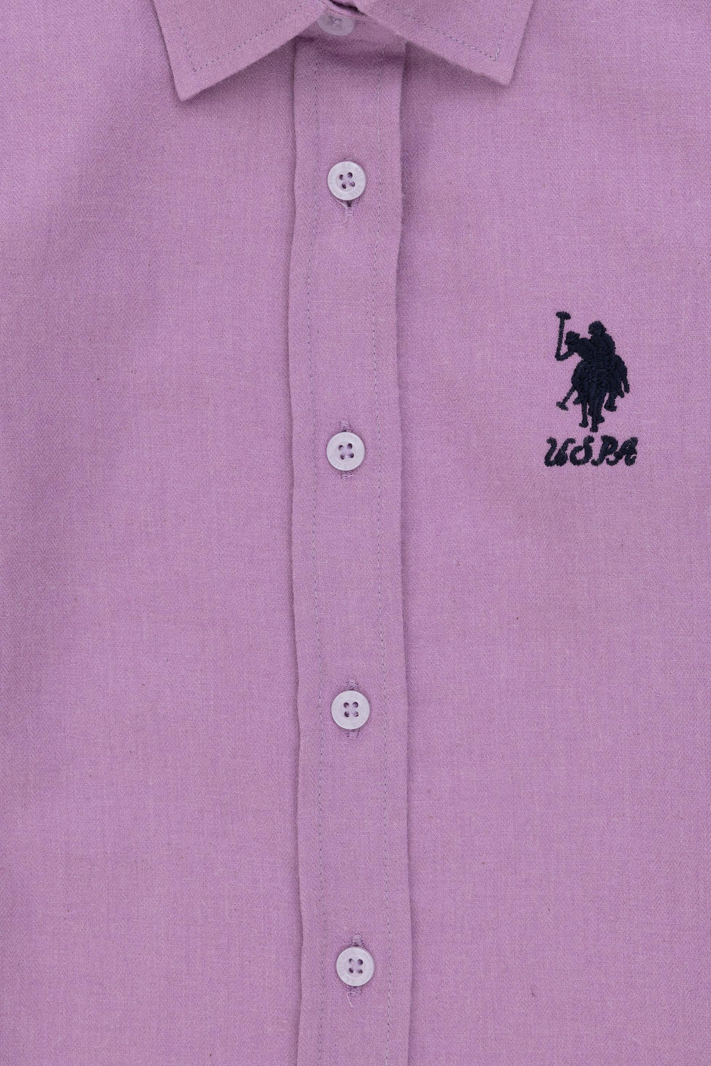 Сиреневая рубашка с длинным рукавом для девочки Неожиданная скидка в корзине