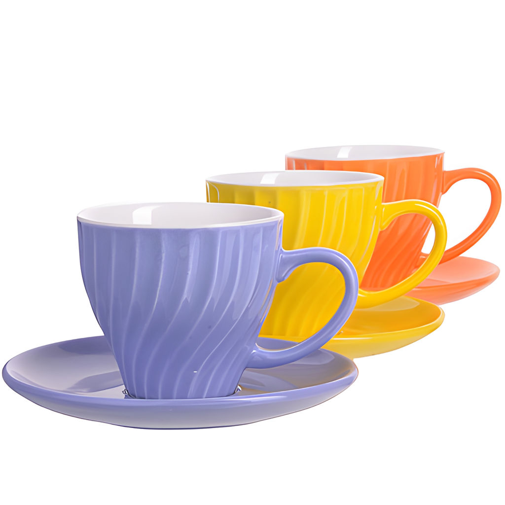 Чайный сервиз 12 пр. 240мл под/уп LR (6шт) арт. 26553,26554, 26552 ВЫВОД - Полимербыт фото 3