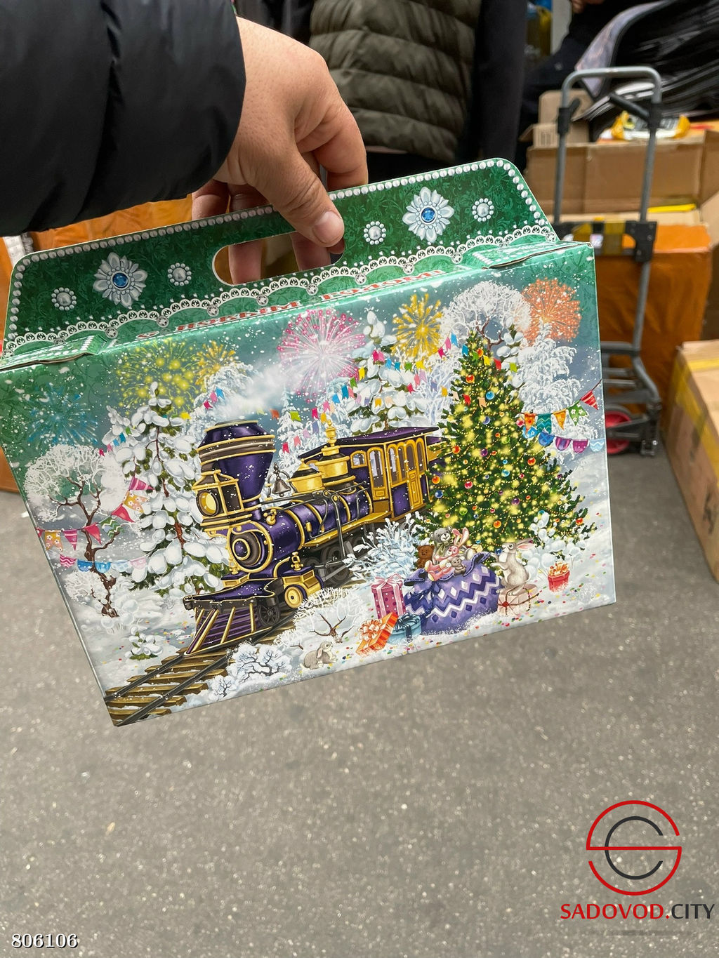Новогодняя коробка под конфеты