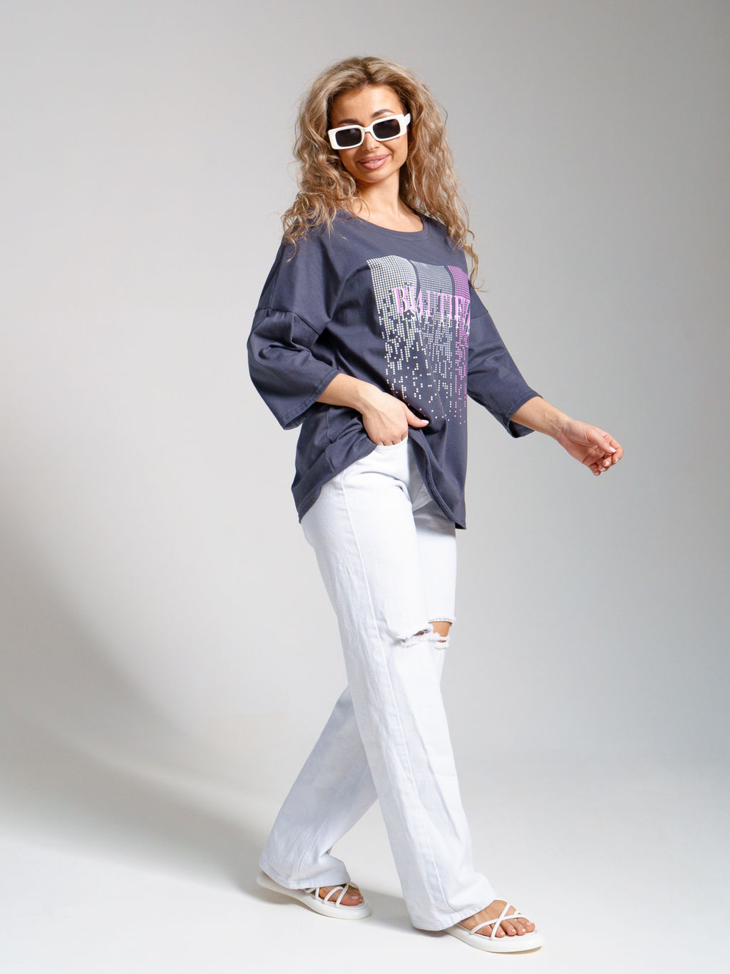 897 Футболка из турецкого хлопка - Svetekst фото 50