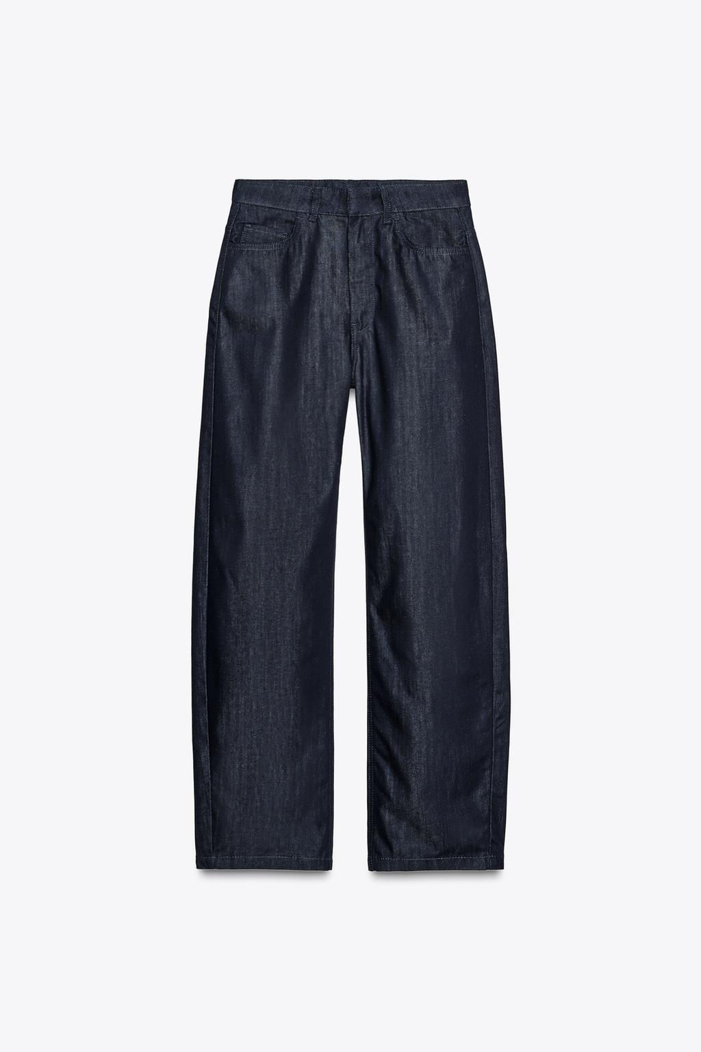 JEANS ZW COLLECTION BARREL HIGH-WAIST - Zara фото 3