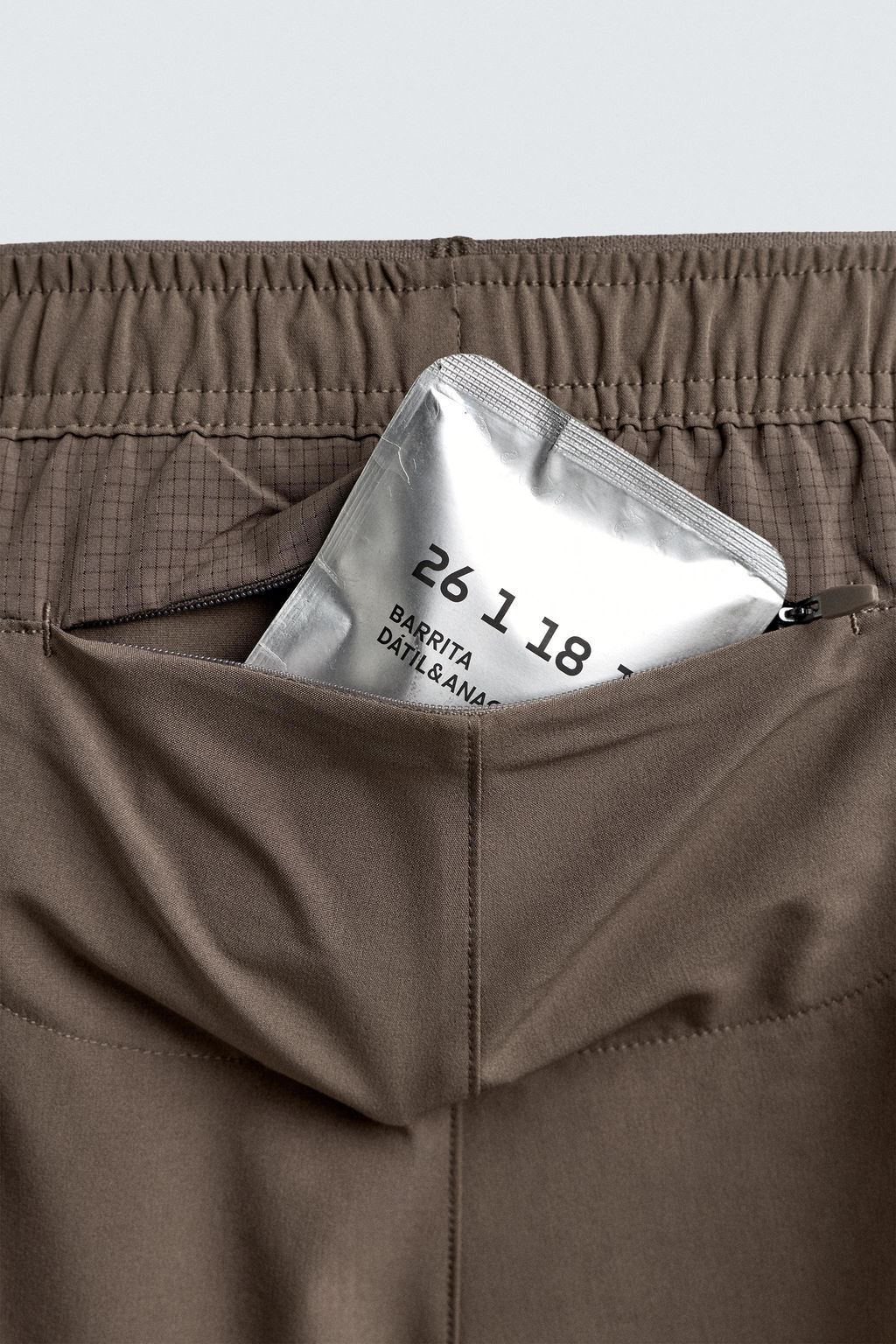 PANTALONES CORTOS B?SICOS ENTRENAMIENTO / Gris topo - Zara фото 16