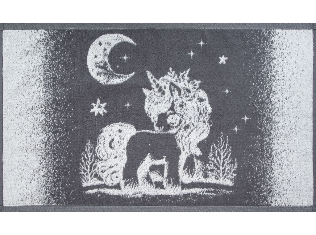 Полотенце махровое 6с104.411ж1 Волшебная ночь(графит5) 67х40см