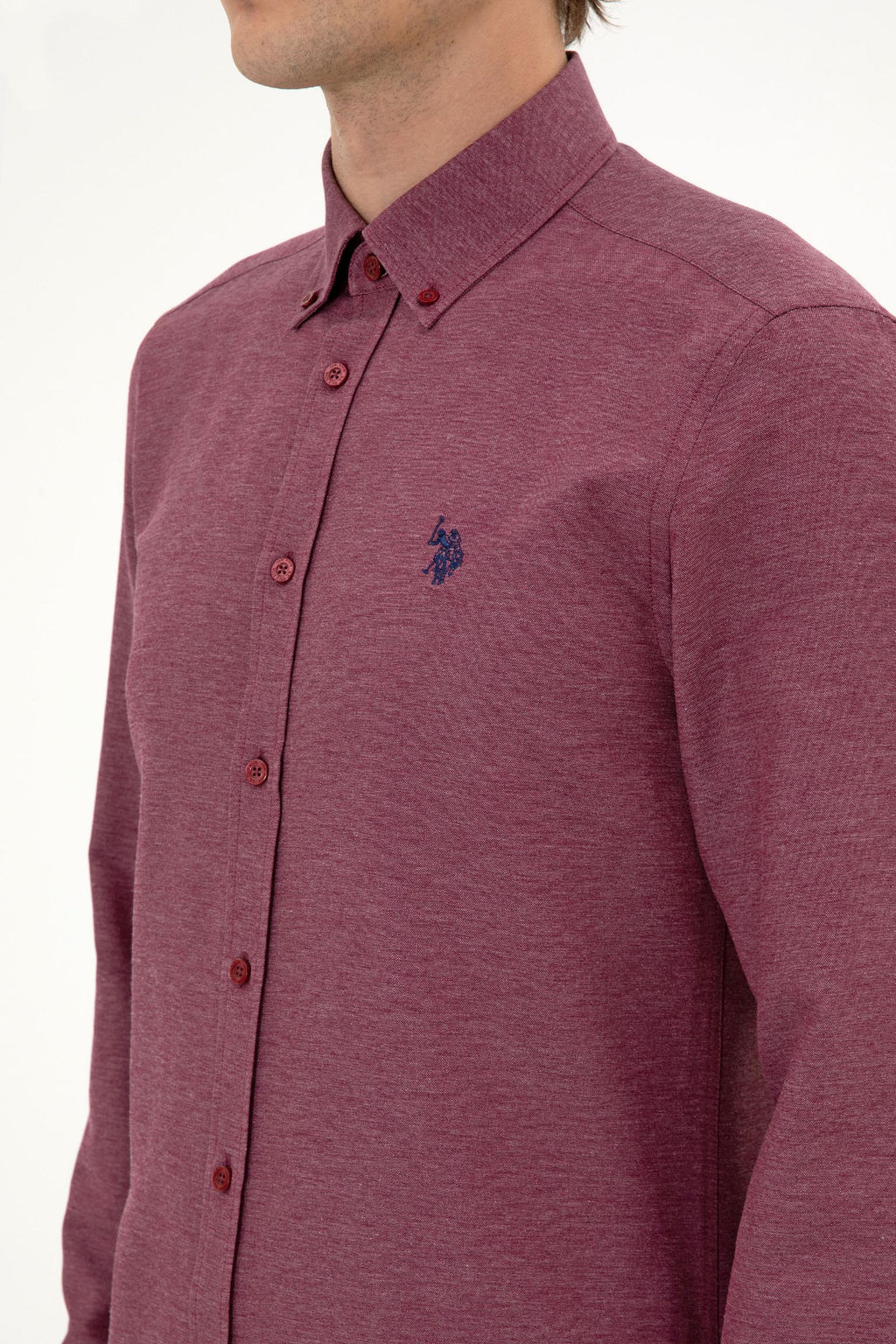 Erkek Bordo Uzun Kollu Basic G_mlek Sepette S_rpriz _ndirim - U.s. polo assn фото 7