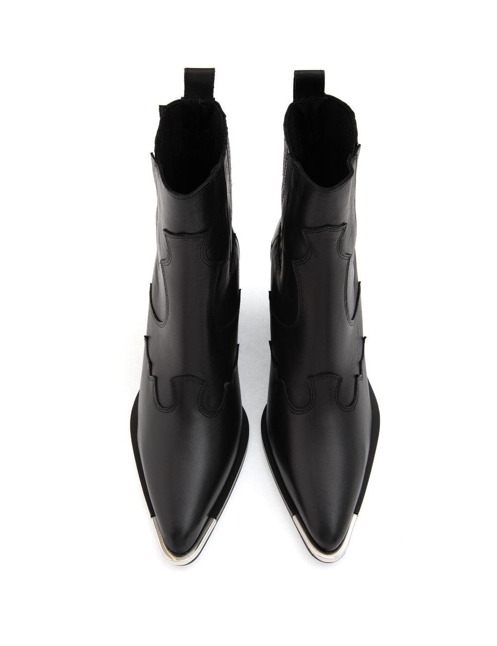 Siyah Topuklu Deri Bot - Pierre cardin фото 7