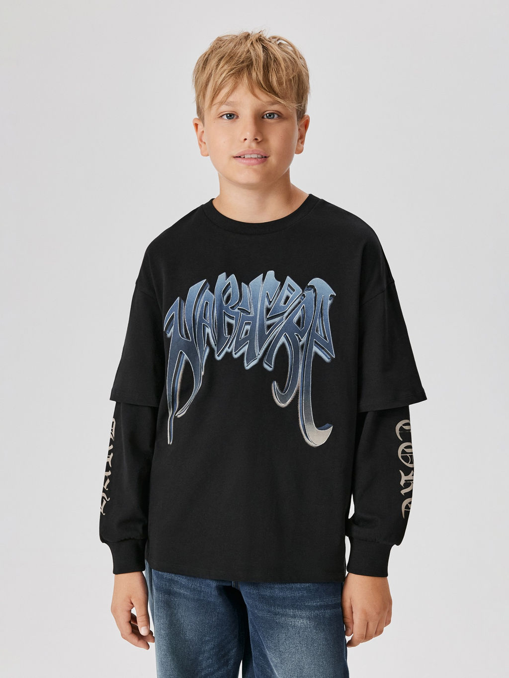 ACOOLA / Джемпер детский для мальчиков Barrett черный