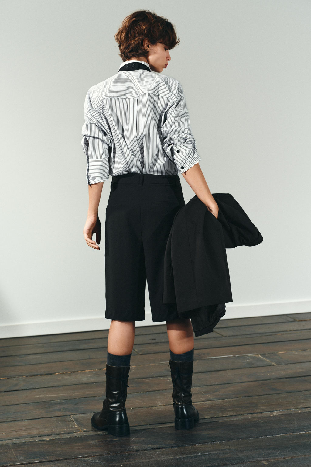 PLEATED LONG BERMUDA SHORTS - Zara фото 6