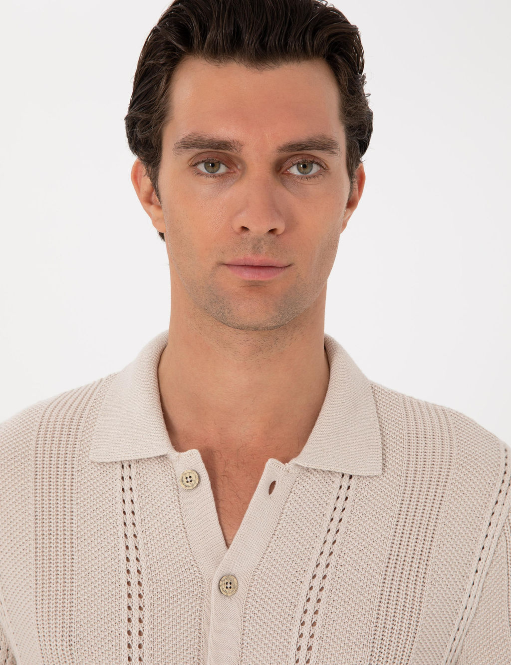 Bej Regular Fit Triko H_rka - Cacharel фото 2