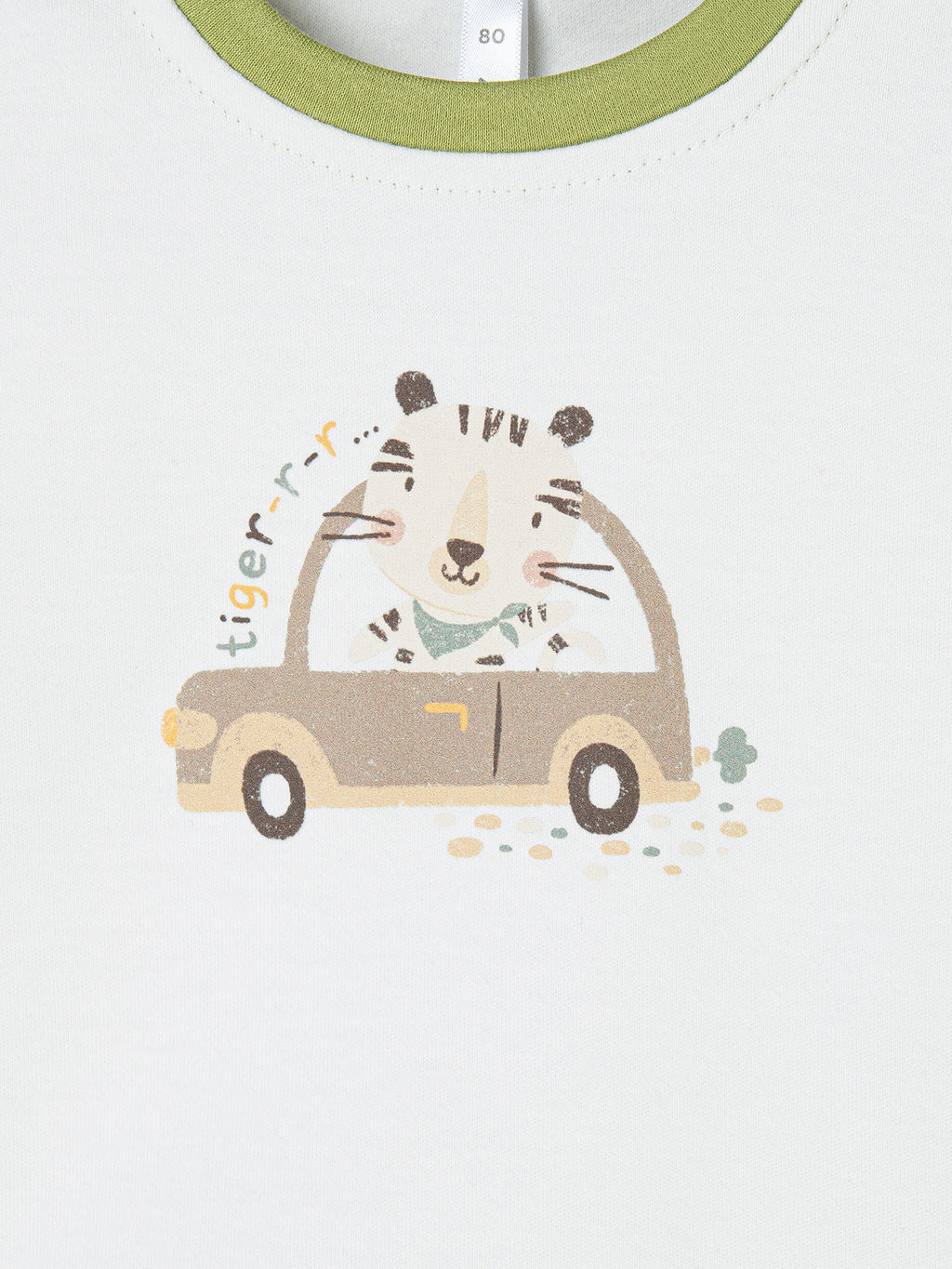 Лонгслив Тигренок с принтом 0+ - Bungly фото 3