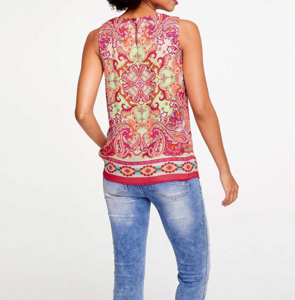 Топ, пестрый - Linea tesini фото 4